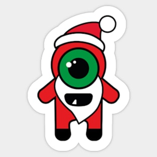 Santa Monstrosity • Merry Scary X-mas Sticker